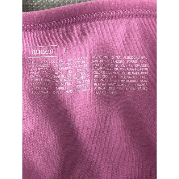 Auden Women's Sz Large Pink Halter Lightly Padded Halter Sports Bralette - Picture 6 of 12